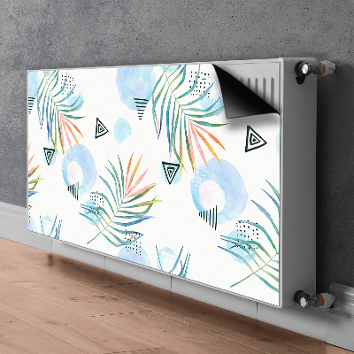 Magnetiskt radiatorskydd Tropiskt mönster