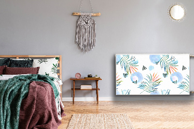 Magnetiskt radiatorskydd Tropiskt mönster