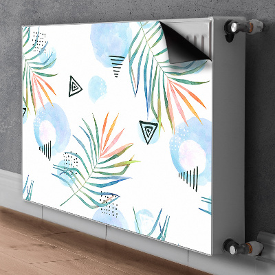 Magnetiskt radiatorskydd Tropiskt mönster