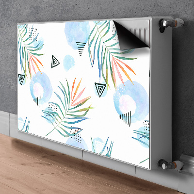 Magnetiskt radiatorskydd Tropiskt mönster