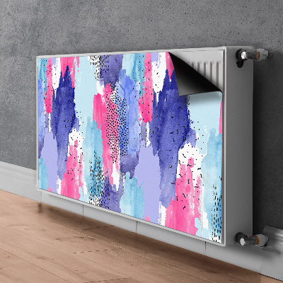 Magnetiskt radiatorskydd Akvarell abstraktion