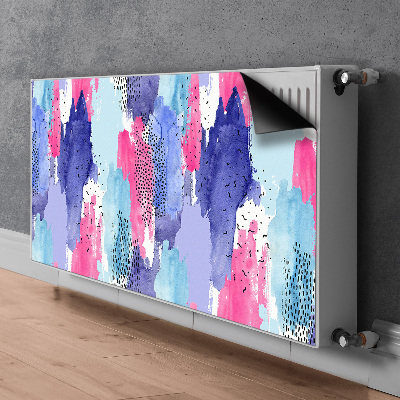 Magnetiskt radiatorskydd Akvarell abstraktion