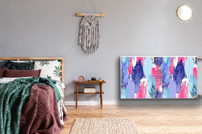 Magnetiskt radiatorskydd Akvarell abstraktion