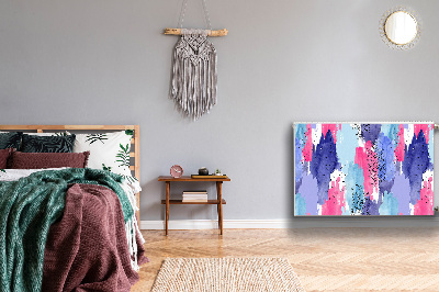 Magnetiskt radiatorskydd Akvarell abstraktion