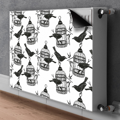 Magnetiskt radiatorskydd Fågelburar