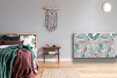 Magnetisk radiatorkåpa Tropisk väggmålning
