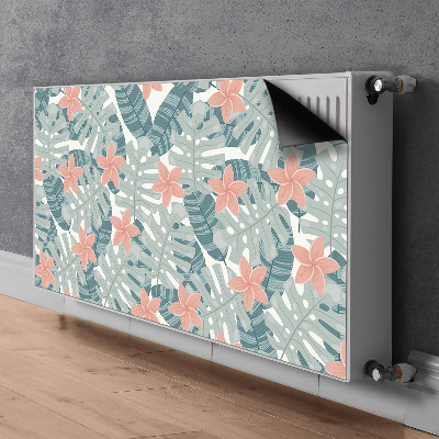 Magnetisk radiatorkåpa Tropisk väggmålning