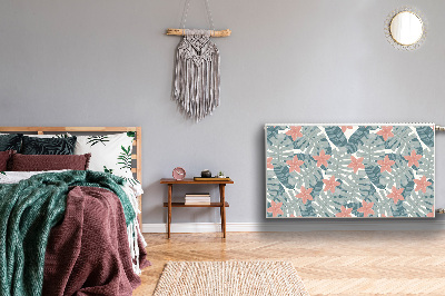 Magnetisk radiatorkåpa Tropisk väggmålning