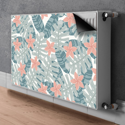 Magnetisk radiatorkåpa Tropisk väggmålning
