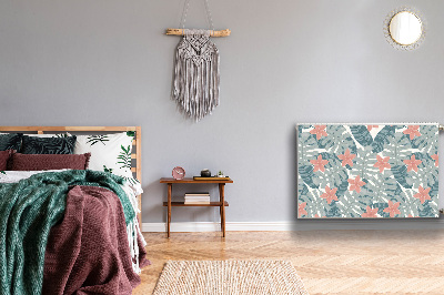Magnetisk radiatorkåpa Tropisk väggmålning