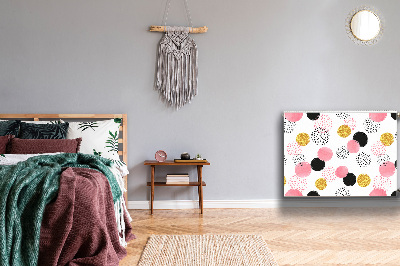 Magnetisk radiatorkåpa Geometriska prickar