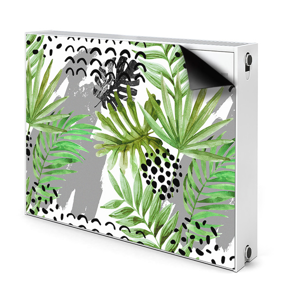 Magnetisk radiatorkåpa Tropiska löv