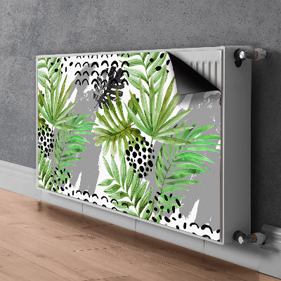 Magnetisk radiatorkåpa Tropiska löv