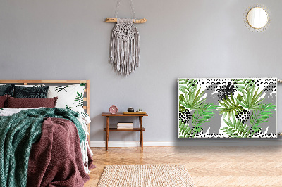 Magnetisk radiatorkåpa Tropiska löv