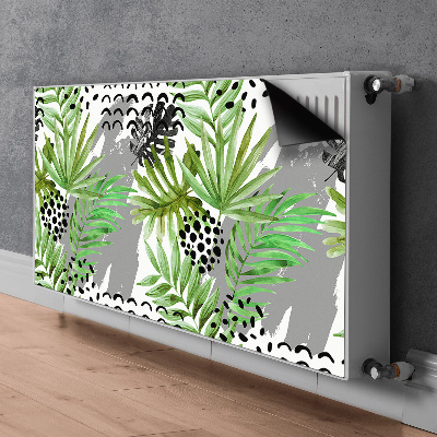 Magnetisk radiatorkåpa Tropiska löv
