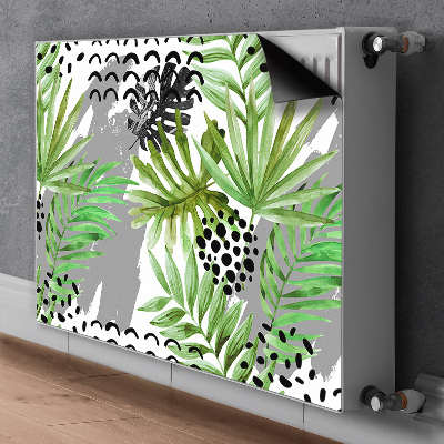 Magnetisk radiatorkåpa Tropiska löv