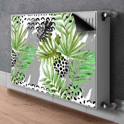 Magnetisk radiatorkåpa Tropiska löv