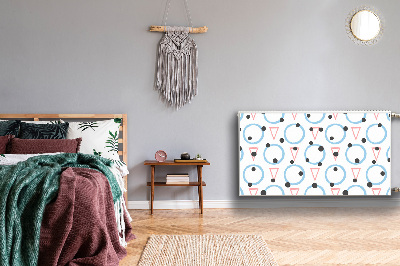 Magnetiskt radiatorskydd Cirklar och trianglar