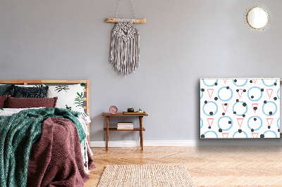 Magnetiskt radiatorskydd Cirklar och trianglar