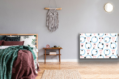 Magnetiskt radiatorskydd Cirklar och trianglar