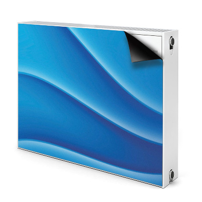 Magnetiskt radiatorskydd Blå abstraktion