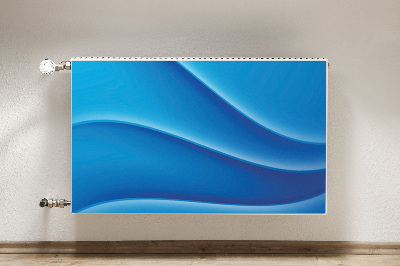 Magnetiskt radiatorskydd Blå abstraktion