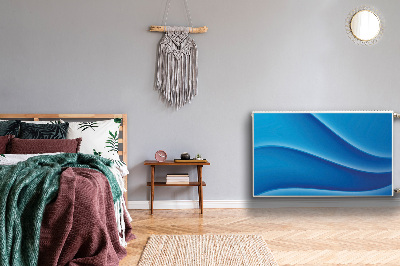 Magnetiskt radiatorskydd Blå abstraktion