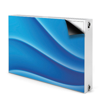 Magnetiskt radiatorskydd Blå abstraktion