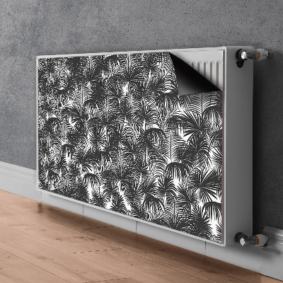 Magnetiskt radiatorskydd Svarta palmer