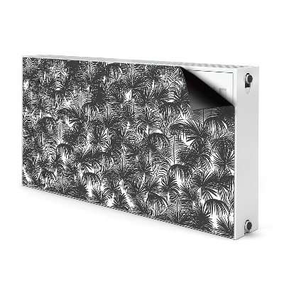 Magnetiskt radiatorskydd Svarta palmer