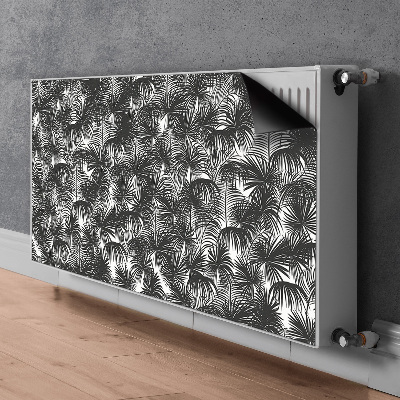 Magnetiskt radiatorskydd Svarta palmer