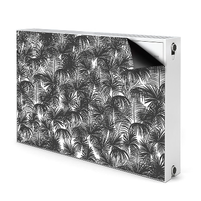 Magnetiskt radiatorskydd Svarta palmer