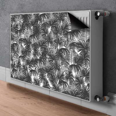 Magnetiskt radiatorskydd Svarta palmer