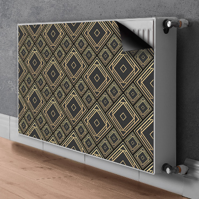 Magnetisk radiatorkåpa Geometrisk illusion
