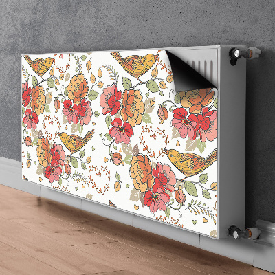 Magnetisk radiatorkåpa Fåglar prydnad