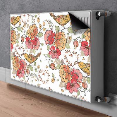 Magnetisk radiatorkåpa Fåglar prydnad