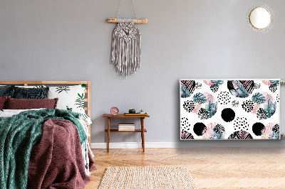 Magnetiskt radiatorskydd Lämnar abstraktion