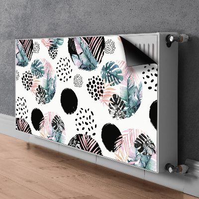 Magnetiskt radiatorskydd Lämnar abstraktion