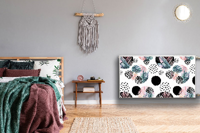 Magnetiskt radiatorskydd Lämnar abstraktion