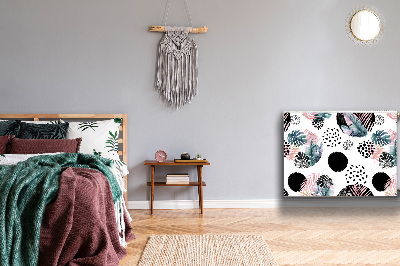 Magnetiskt radiatorskydd Lämnar abstraktion