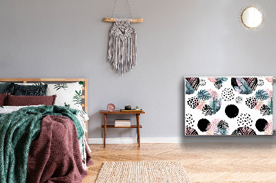 Magnetiskt radiatorskydd Lämnar abstraktion
