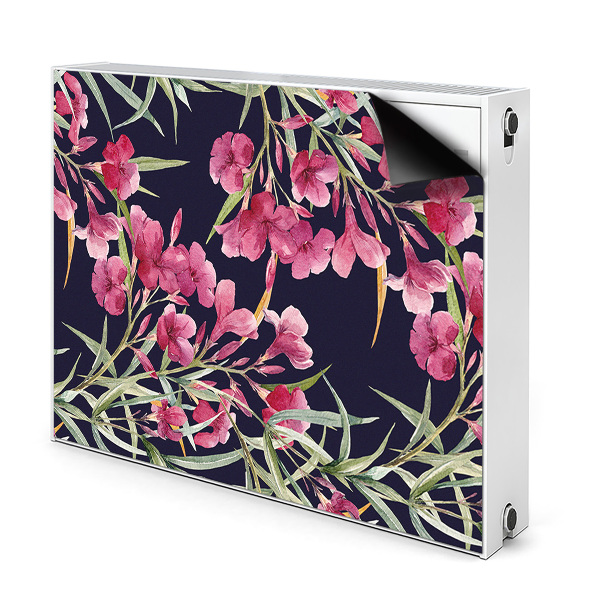 Magnetiskt radiatorskydd Akvarell blommor
