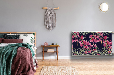 Magnetiskt radiatorskydd Akvarell blommor
