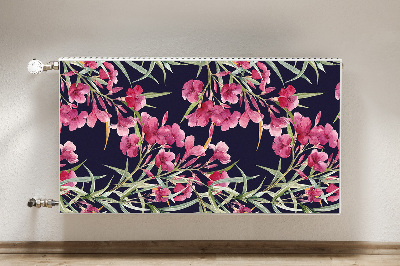 Magnetiskt radiatorskydd Akvarell blommor