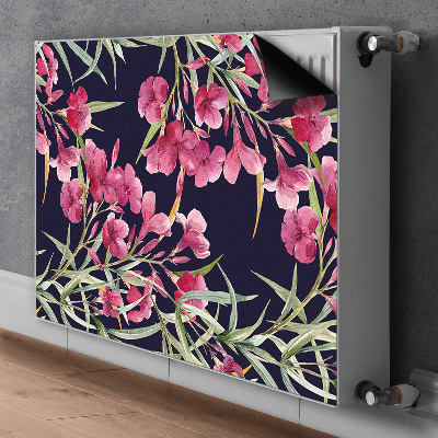 Magnetiskt radiatorskydd Akvarell blommor