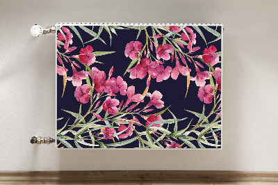 Magnetiskt radiatorskydd Akvarell blommor