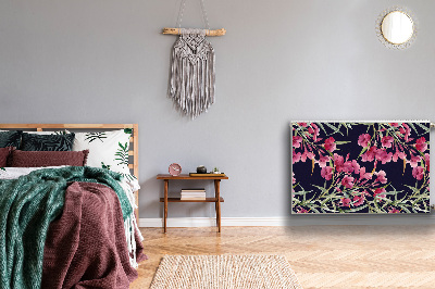 Magnetiskt radiatorskydd Akvarell blommor