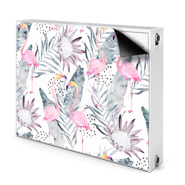 Magnetisk radiatorkåpa Flamingos