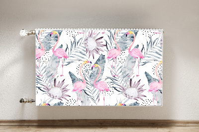 Magnetisk radiatorkåpa Flamingos