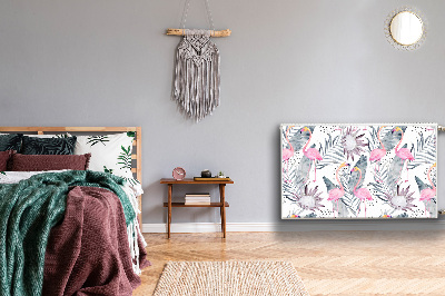 Magnetisk radiatorkåpa Flamingos